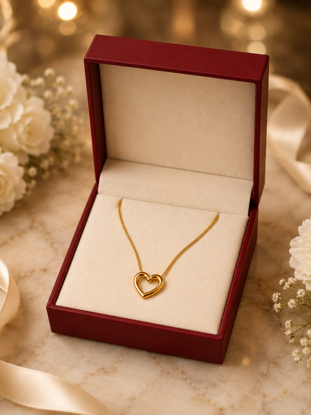 The Open Heart Necklace — Riora Store