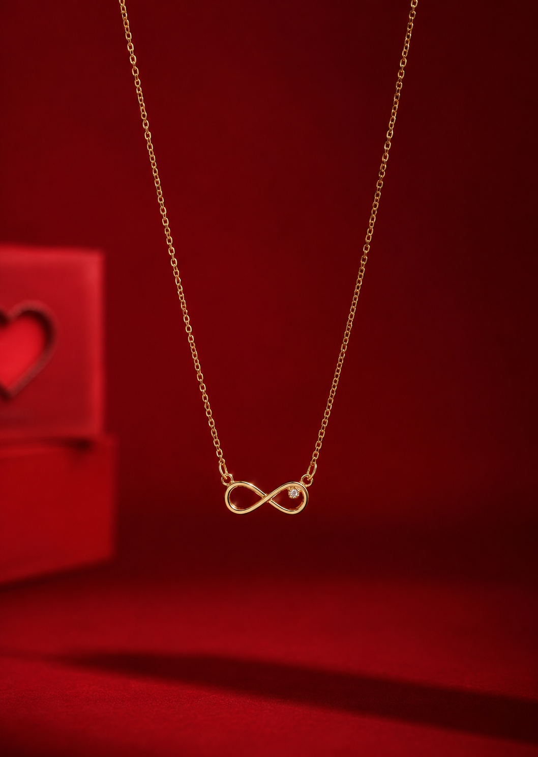 The Infinity Necklace — Gold | Riora Store