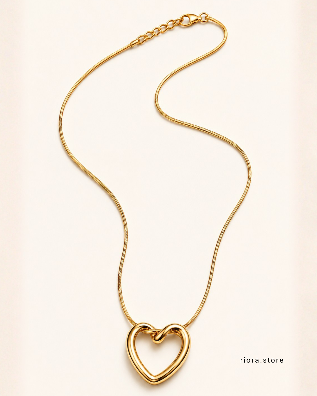 The Open Heart Necklace — Riora Store