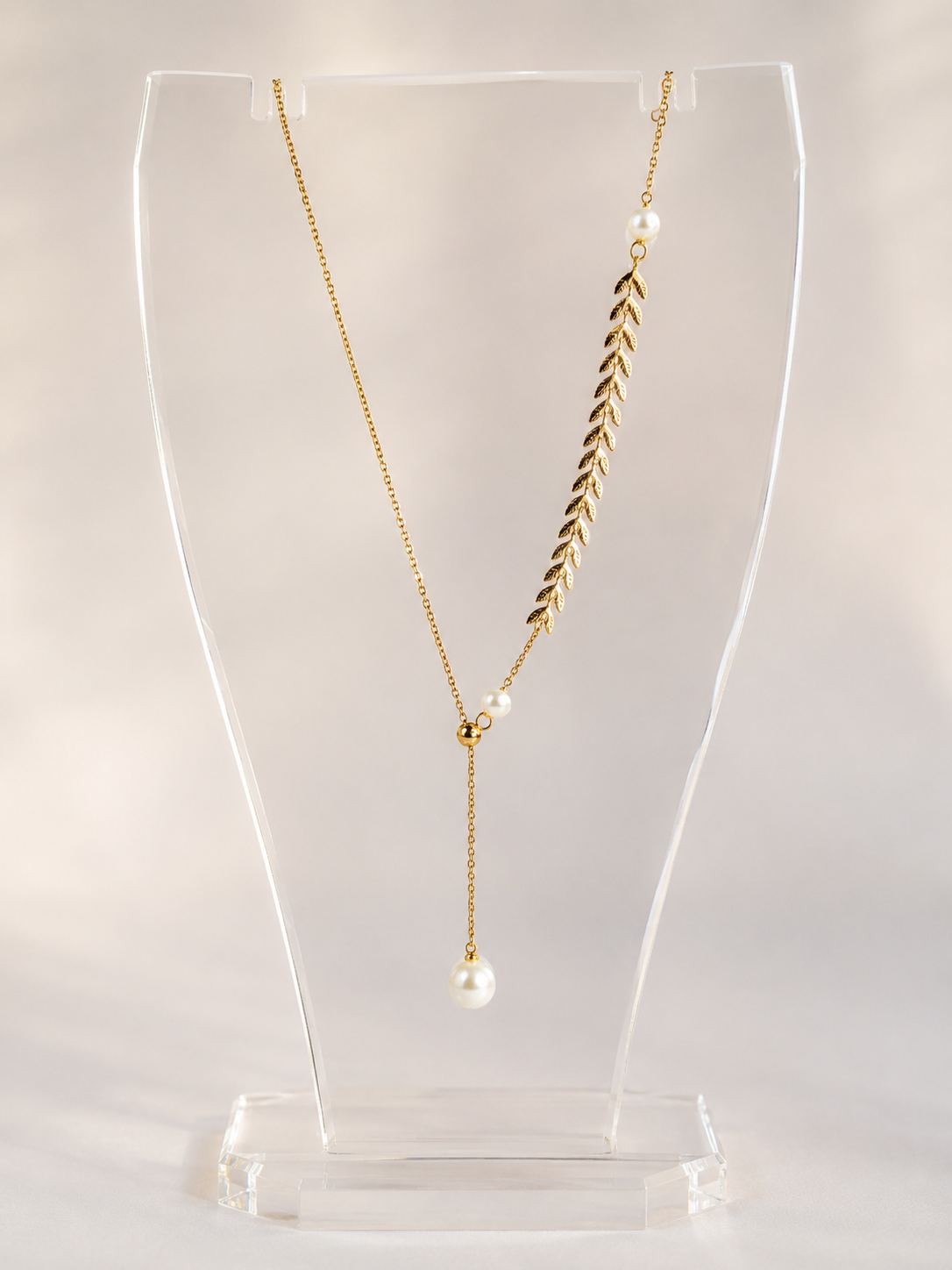The Wheat Vine Necklace — Pearl | Riora Store