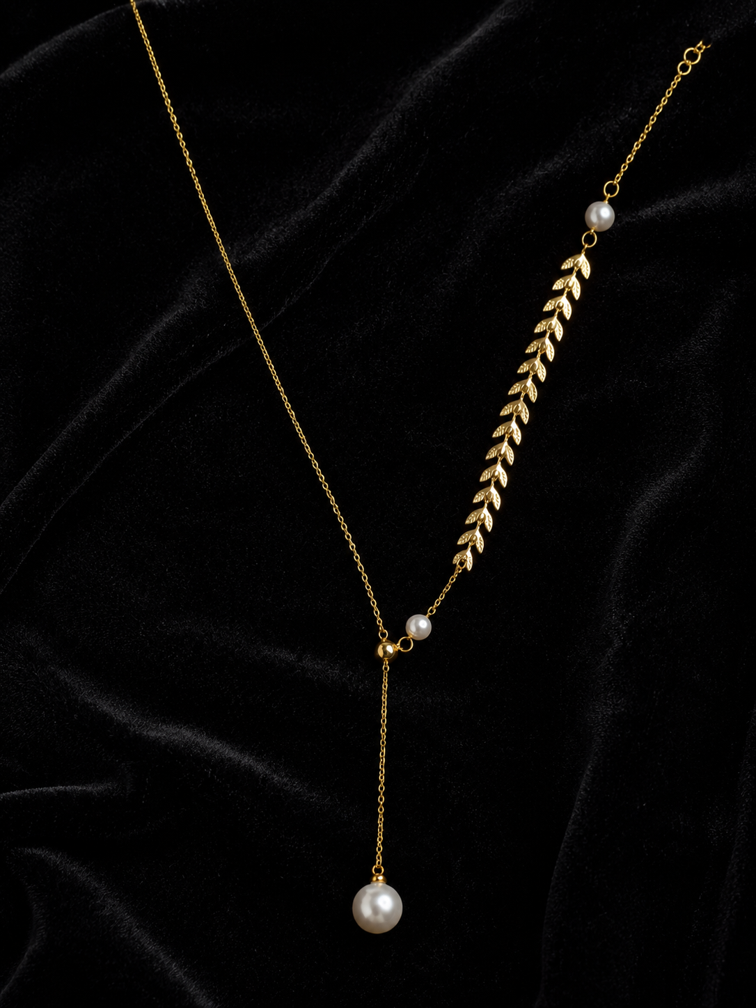 The Wheat Vine Necklace — Pearl | Riora Store